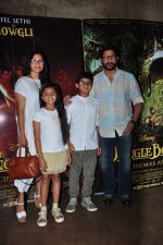 Arshad Warsi, Maria Goretti at Jungle Book screening on 7th April 2016